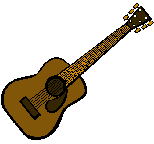 Dibujo Guitarra española II pintado por Nani12