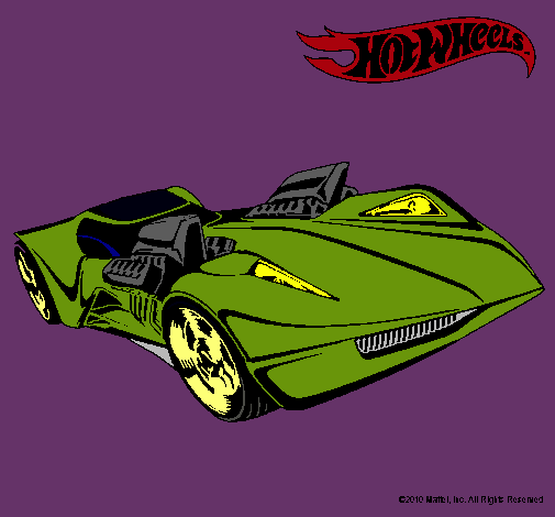 Dibujo Hot Wheels 4 pintado por Tsubaki