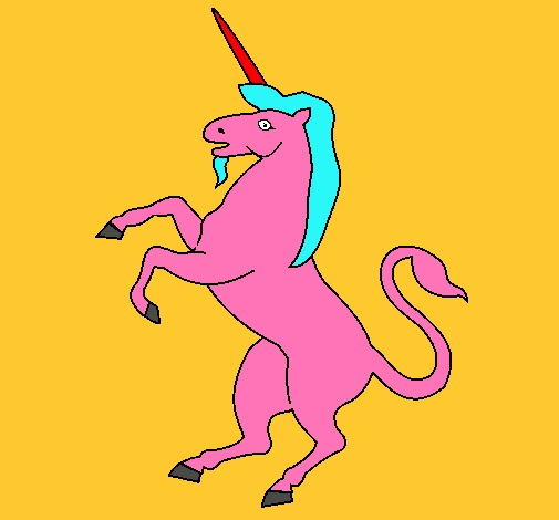 Dibujo Unicornio pintado por ValentinaG