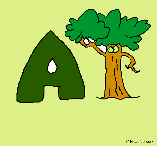 Dibujo Árbol pintado por Ak_Daniela