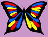 Dibujo Mariposa 8 pintado por molita