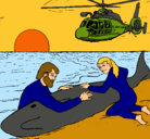 Dibujo Rescate ballena pintado por Natipao