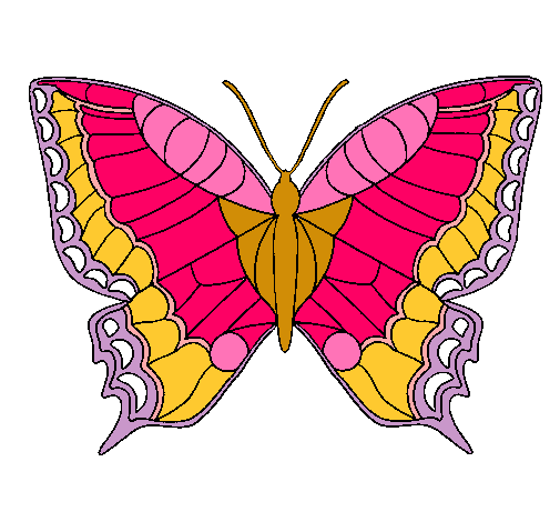 Dibujo Mariposa pintado por jesiika