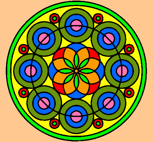 Dibujo Mandala 35 pintado por erneschiva