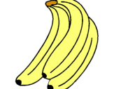 Dibujo Plátanos pintado por carlalucia