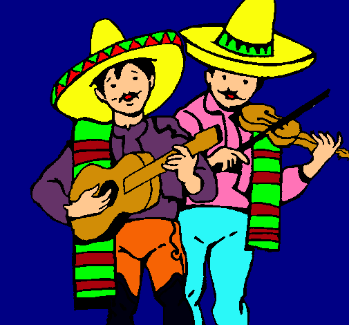 Dibujo Mariachis pintado por Lililover