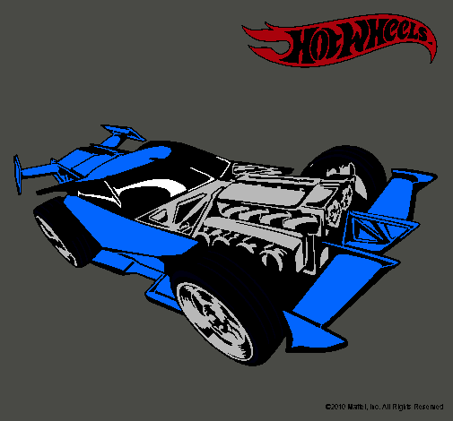 Dibujo Hot Wheels 9 pintado por antoniosar