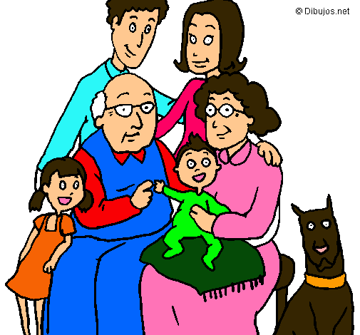 Dibujo Familia pintado por diianiie14