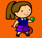 Dibujo Chica tenista pintado por dignoray