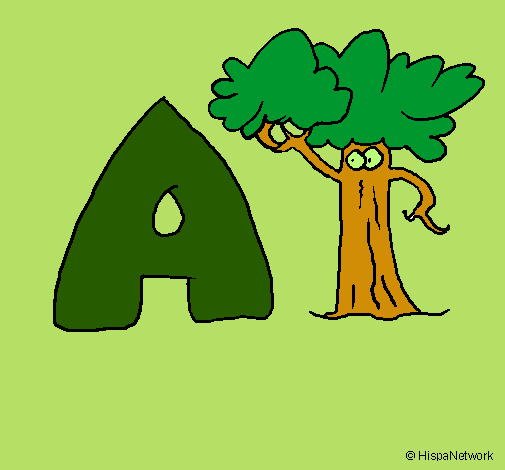 Dibujo Árbol pintado por Ak_Daniela