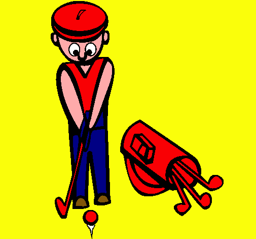 Dibujo Jugador de golf II pintado por MaxiZat
