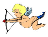 Dibujo Cupido volando pintado por DIANA15