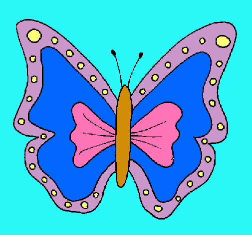 Dibujo Mariposa pintado por memela