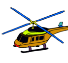 Dibujo Helicóptero  pintado por alda