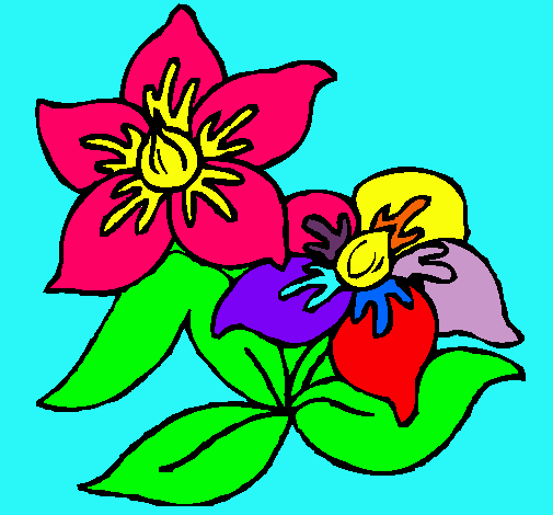 Dibujo Flores pintado por JayJay02