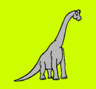 Dibujo Braquiosaurio pintado por LAUTARO