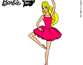Dibujo Barbie bailarina de ballet pintado por p999