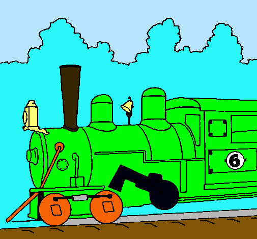 Dibujo Locomotora pintado por NachitoAS