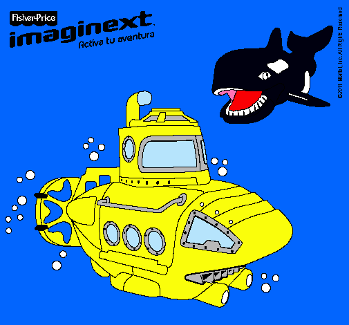 Dibujo Imaginext 3 pintado por nachin