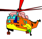 Dibujo Helicóptero al rescate pintado por ivantxu