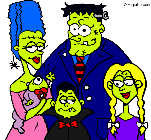 Dibujo Familia de monstruos pintado por 16karla