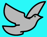 Dibujo Paloma de la paz pintado por ocell