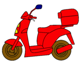 Dibujo Ciclomotor pintado por MaxiZat
