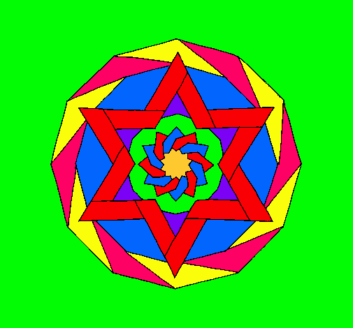 Dibujo Mandala 18 pintado por erneschiva