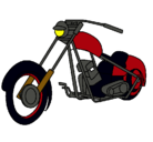 Dibujo Moto pintado por avatar