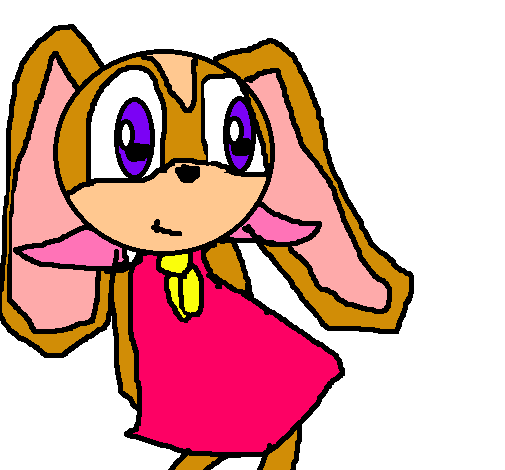 Dibujo Cream rabbit pintado por abestruz