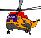 Dibujo Helicóptero al rescate pintado por yo12344