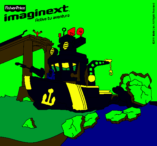 Dibujo Imaginext 10 pintado por jorge7888