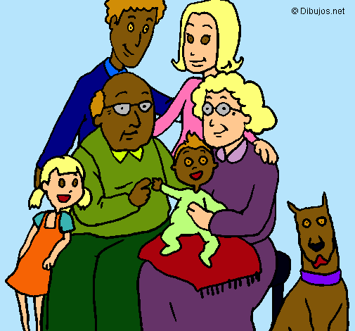 Dibujo Familia pintado por Natipao