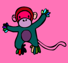 Dibujo Mono pintado por valeriamonts