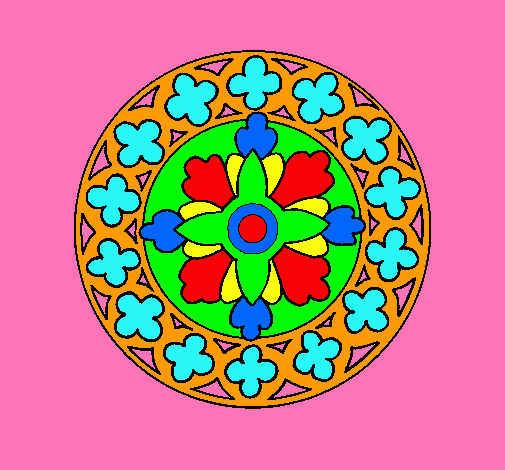 Dibujo Mandala 21 pintado por erneschiva