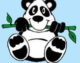 Dibujo Oso panda pintado por ayesha