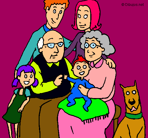 Dibujo Familia pintado por nanitax11