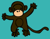 Dibujo Mono pintado por labodaesta