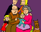 Dibujo Familia pintado por habbonuria