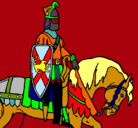 Dibujo Caballero a caballo pintado por Megamaint