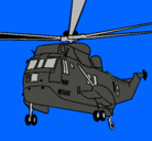 Dibujo Helicóptero al rescate pintado por Daboo