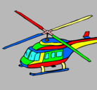 Dibujo Helicóptero  pintado por elicope