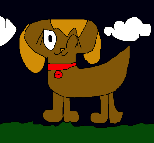 Dibujo Perro 6 pintado por SAPITO_94