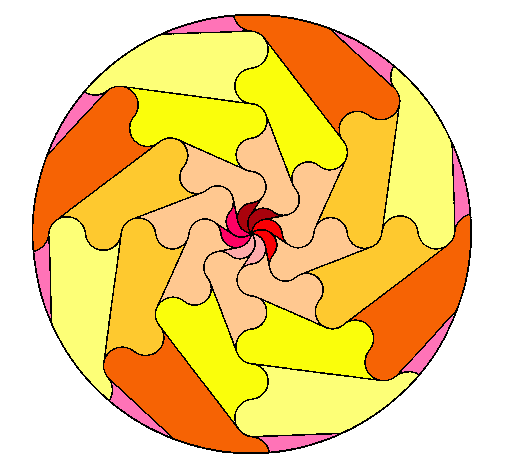 Dibujo Mandala 17 pintado por kamilopied