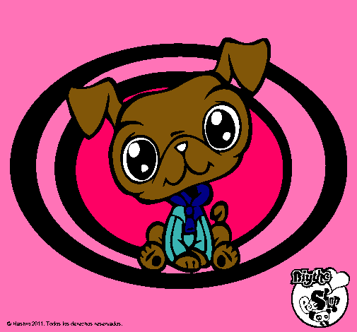 Dibujo Perrito Littlest Pet Shop pintado por catal