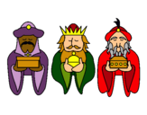 Dibujo Los Reyes Magos 4 pintado por grp20