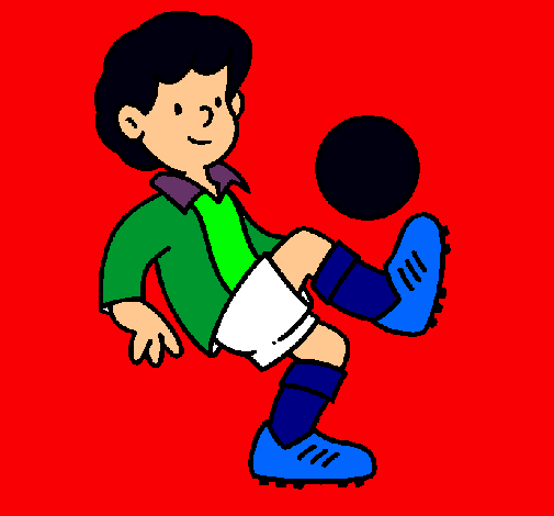 Dibujo Fútbol pintado por katica