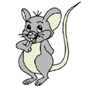 Dibujo Ratón pintado por carlosos