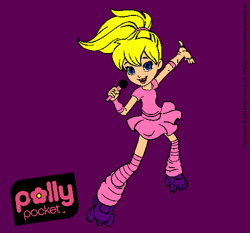 Dibujo Polly Pocket 2 pintado por andreaval