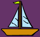 Dibujo Barco velero pintado por pikiss
